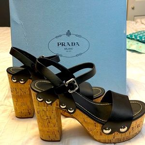 Prada heeled sandal